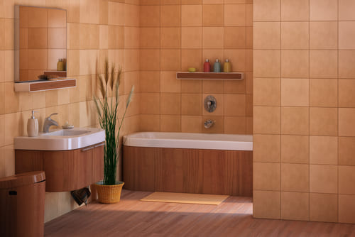 É possível usar piso de madeira no banheiro?
